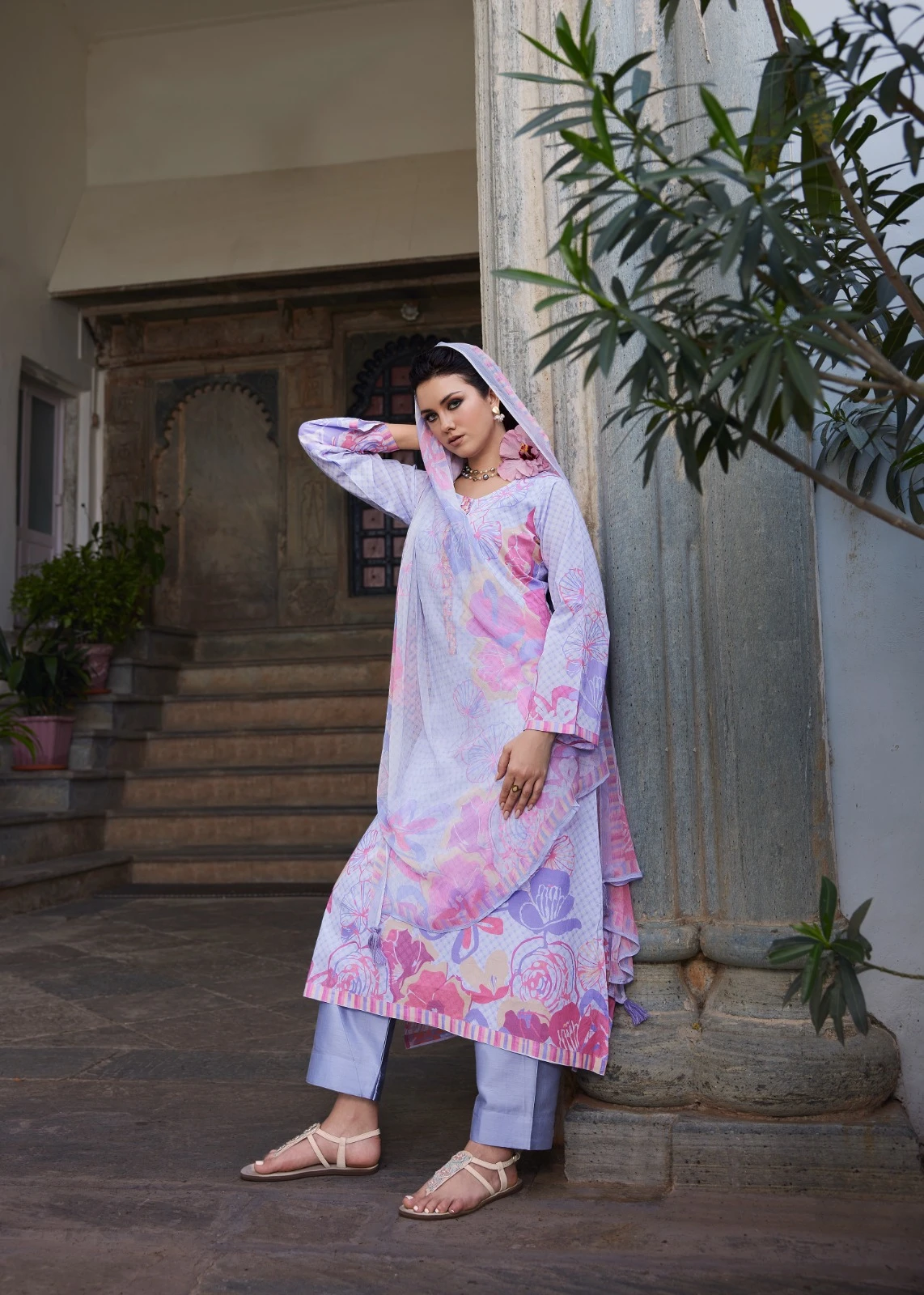 Prm Trendz Summer Cover Story Pure Lawn Cotton Wholesale Fancy Salwar Suit Catalog — Wholesale Salwar Suits, MPA wholesale from Surat - Gallery Image 2